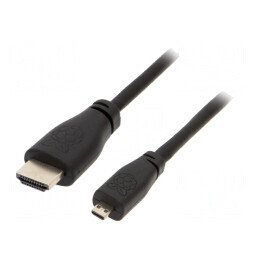 Cablu HDMI 2.0 Micro HDMI 2m Negru | Electronic-mag.ro | Componente Electronice