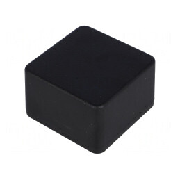 Carcasă universală aluminiu negru 51x51x31mm | Electronic-mag.ro | Componente Electronice