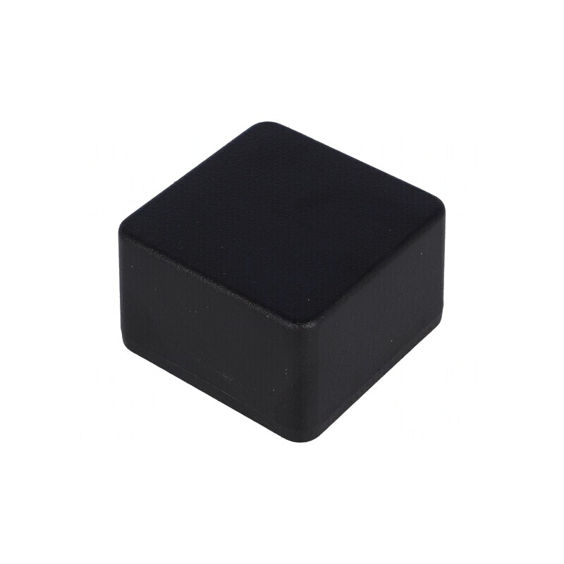 Carcasă universală aluminiu negru 51x51x31mm | Electronic-mag.ro | Componente Electronice