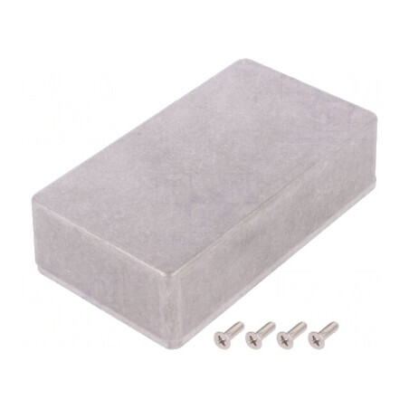 Carcasă Universală Aluminiu 1590 IP54 63x114x31mm | Electronic-mag.ro | Componente Electronice