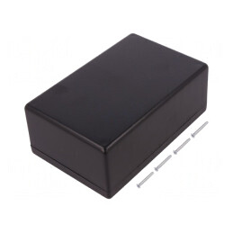 Carcasă Universală Neagră ABS 107x167x65mm | Electronic-mag.ro | Componente Electronice