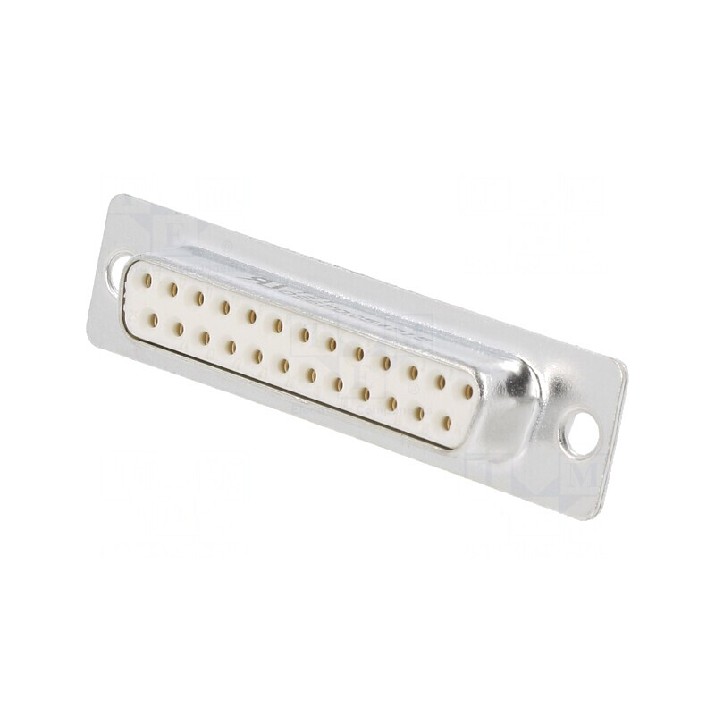 Conector D-Sub 25-Pin Femelă pentru Lipire | Electronic-mag.ro | Componente Electronice