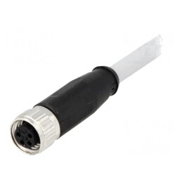 Conector M8 Mamă 4 PIN cu Cablu 2m PVC | Electronic-mag.ro | Componente Electronice