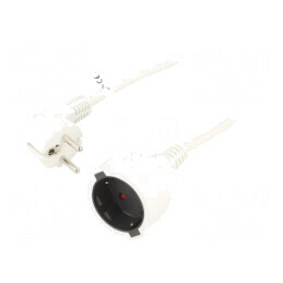 Prelungitor Alimentare 2m 1 Priză Negru | Electronic-mag.ro | Componente Electronice