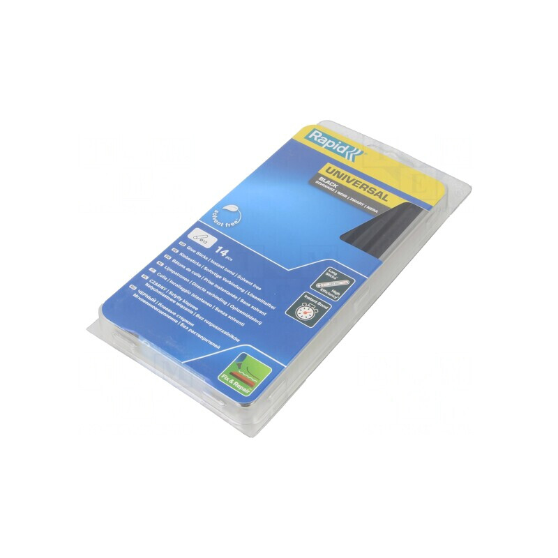 Adeziv Termofuzibil Negru Ø12mm x 190mm | Electronic-mag.ro | Componente Electronice