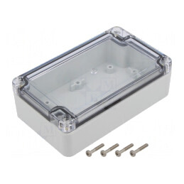 Carcasă Universală cu Bucșă din Alamă 75x125x37 mm | Electronic-mag.ro | Componente Electronice