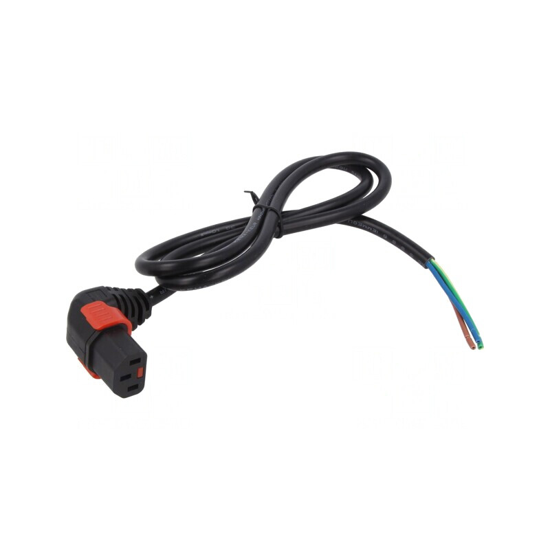 Cablu Alimentare IEC C13 1m Blocare 90° | Electronic-mag.ro | Componente Electronice Cablu Alimentare IEC C13 1m Blocare 90° | Electronic-mag.ro | Componente Electronice