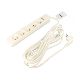Prelungitor 5 Prize 3m Alb 16A | Electronic-mag.ro | Componente Electronice