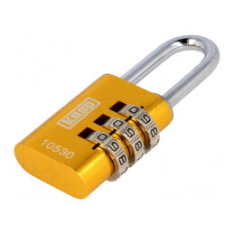 Lacăt cu cifru din aluminiu 32mm | Electronic-mag.ro | Componente Electronice