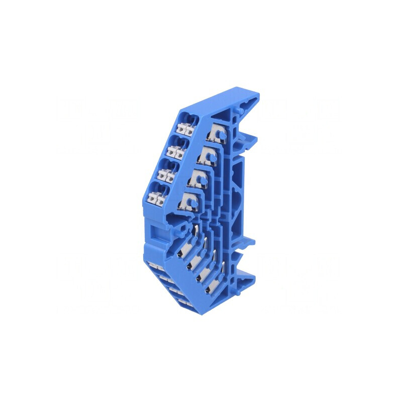 Conector de Șine Albastre 16 Borne 10A 1.5mm2  | Electronic-mag.ro | Componente Electronice