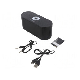 Difuzor Negru Argintiu Jack 3.5mm microSD USB 10m | Electronic-mag.ro | Componente Electronice