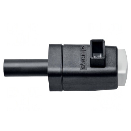 Clemă de laborator albă 300VDC 16A 29mm | Electronic-mag.ro | Componente Electronice