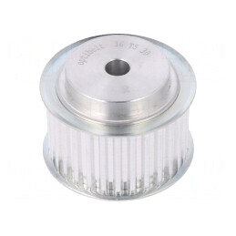Roată de curea aluminiu T5 25mm | Electronic-mag.ro | Componente Electronice