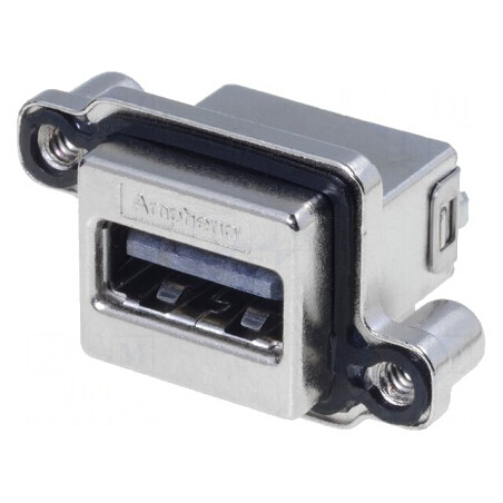 Soclu USB A pentru Montare pe Panou | Electronic-mag.ro | Componente Electronice