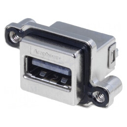 Soclu USB A pentru Montare pe Panou | Electronic-mag.ro | Componente Electronice
