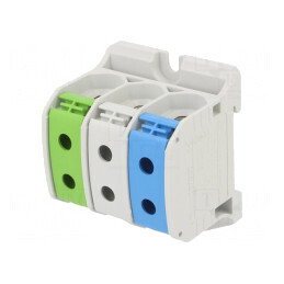 Conector Îmbinare Șine 50mm2 3 Piste 6 Borne 1kV | Electronic-mag.ro | Componente Electronice