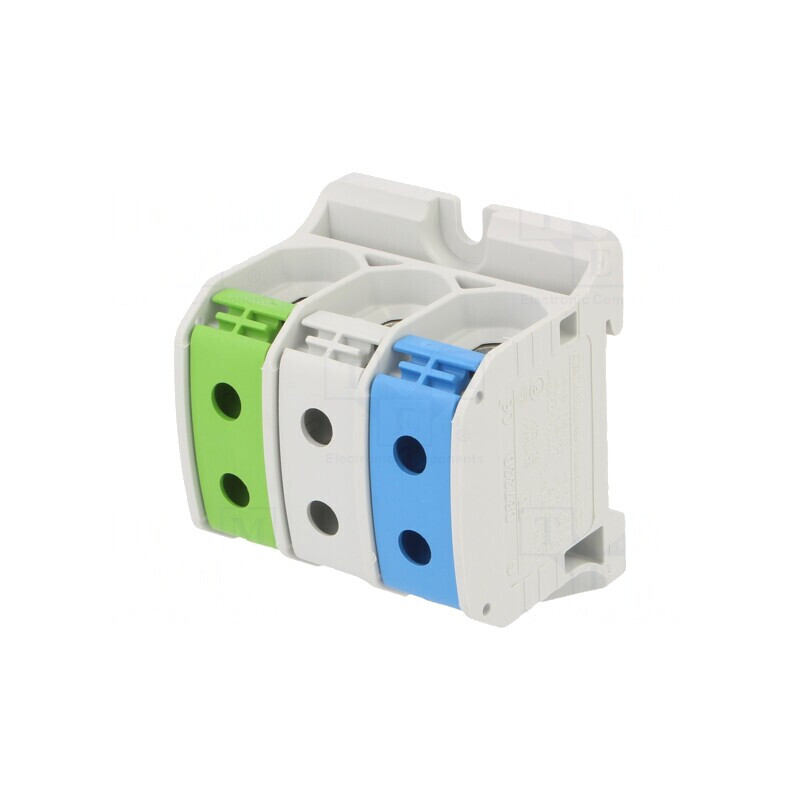 Conector Îmbinare Șine 50mm2 3 Piste 6 Borne 1kV | Electronic-mag.ro | Componente Electronice