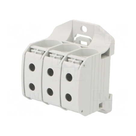 Conector de Șine 50mm2, 3 Piste, 6 Borne, Gri, 1kV | Electronic-mag.ro | Componente Electronice