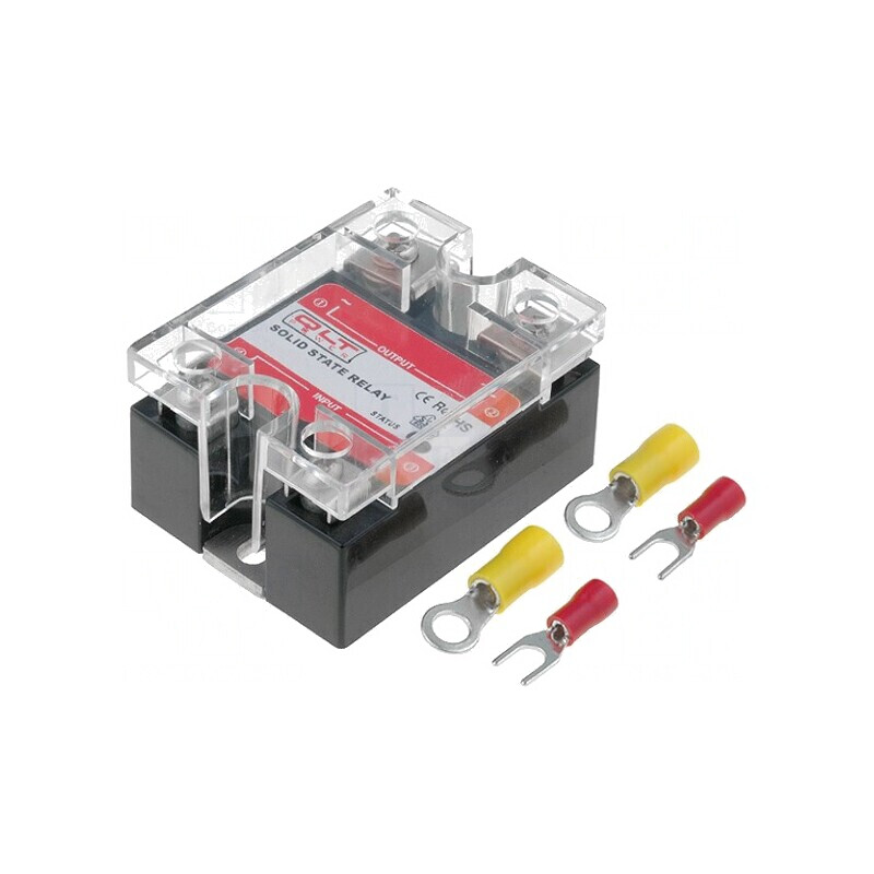 Releu semiconductor 25A 1-fazat 90-250VAC | Electronic-mag.ro | Componente Electronice