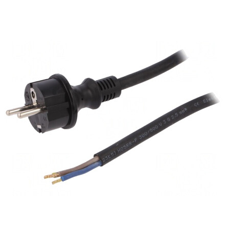 Cablu Electric 3x1.5mm2 SCHUKO Mufă Guma | Electronic-mag.ro | Componente Electronice