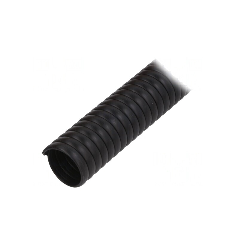 Înfăşurare spirală PVC neagră 1m 25mm | Electronic-mag.ro | Componente Electronice