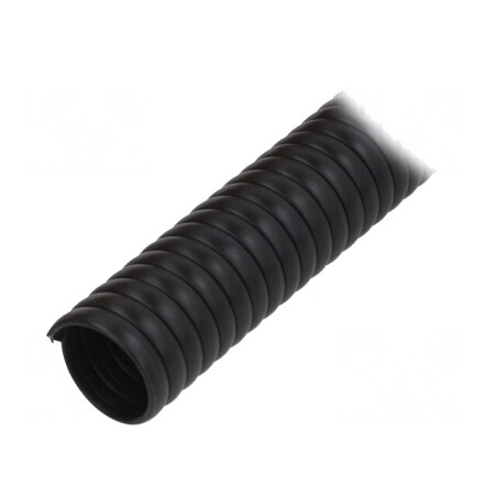 Înfăşurare spirală PVC neagră 1m 25mm | Electronic-mag.ro | Componente Electronice