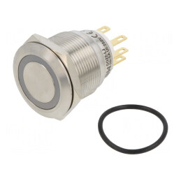 Comutator Anti-Vandalism SPDT 3A/220VAC 5A/24VDC IP65 | Electronic-mag.ro | Componente Electronice
