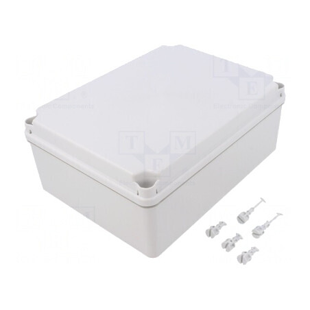 Carcasă universală gri deschis 185x245x95mm | Electronic-mag.ro | Componente Electronice
