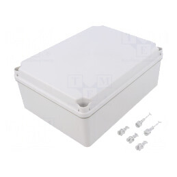 Carcasă universală gri deschis 185x245x95mm | Electronic-mag.ro | Componente Electronice