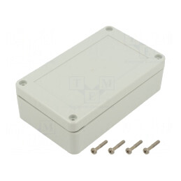 Carcasă Universală cu Bucșă din Alamă 75x125x37mm | Electronic-mag.ro | Componente Electronice