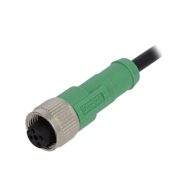 Cablu Conectare M12 4 PIN 1,5m PVC 250V 4A | Electronic-mag.ro | Componente Electronice