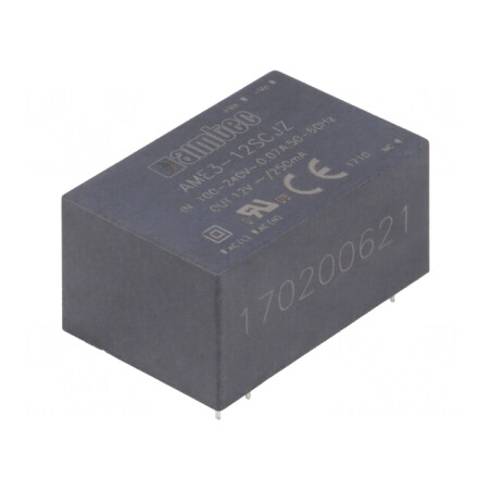 Convertor AC/DC 3W 12VDC | Electronic-mag.ro | Componente Electronice