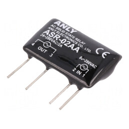 Releu Semiconductor 1-Fazat 2A 80-280VAC | Electronic-mag.ro | Componente Electronice