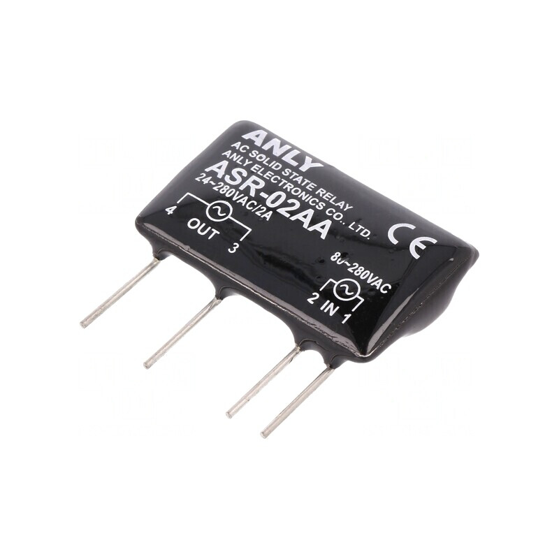 Releu Semiconductor 1-Fazat 2A 80-280VAC | Electronic-mag.ro | Componente Electronice