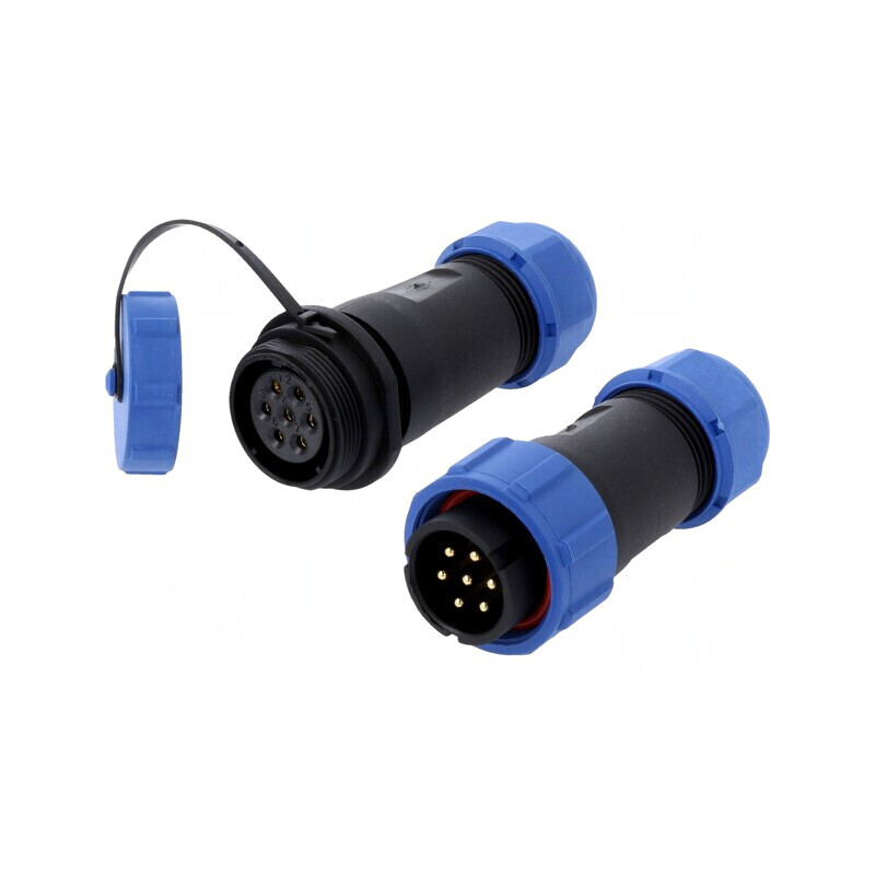 Conector circular tată mamă 7 PIN 3A IP67 500V pe cablu | Electronic-mag.ro | Componente Electronice Conector circular tată mamă 7 PIN 3A IP67 500V pe cablu | Electronic-mag.ro | Componente Electronice