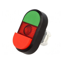 Comutator dublu 22mm IP66 verde-roșu | Electronic-mag.ro | Componente Electronice