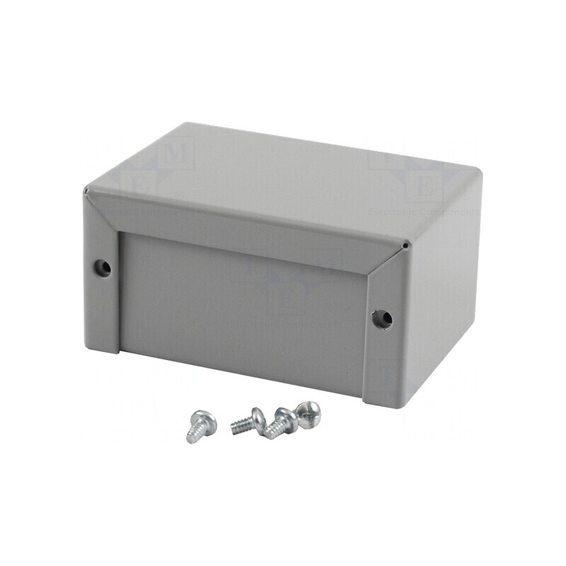 Carcasă Universală Aluminiu Gri 56x81x41mm | Electronic-mag.ro | Componente Electronice