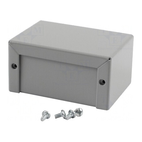 Carcasă Universală Aluminiu Gri 56x81x41mm | Electronic-mag.ro | Componente Electronice
