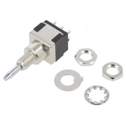 Comutator DPDT 6A/125VAC 6A/6VDC MPA 206 R | Electronic-mag.ro | Componente Electronice