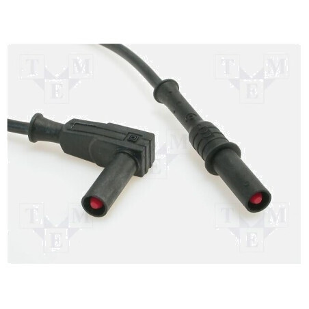 Cablu de măsurare 20A 1m Negru | Electronic-mag.ro | Componente Electronice
