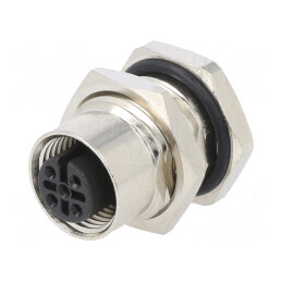 Soclu M12 5 PIN mamă DeviceNet/CANopen IPX7 125V | Electronic-mag.ro | Componente Electronice