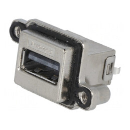 Soclu USB A pentru montare pe panou | Electronic-mag.ro | Componente Electronice