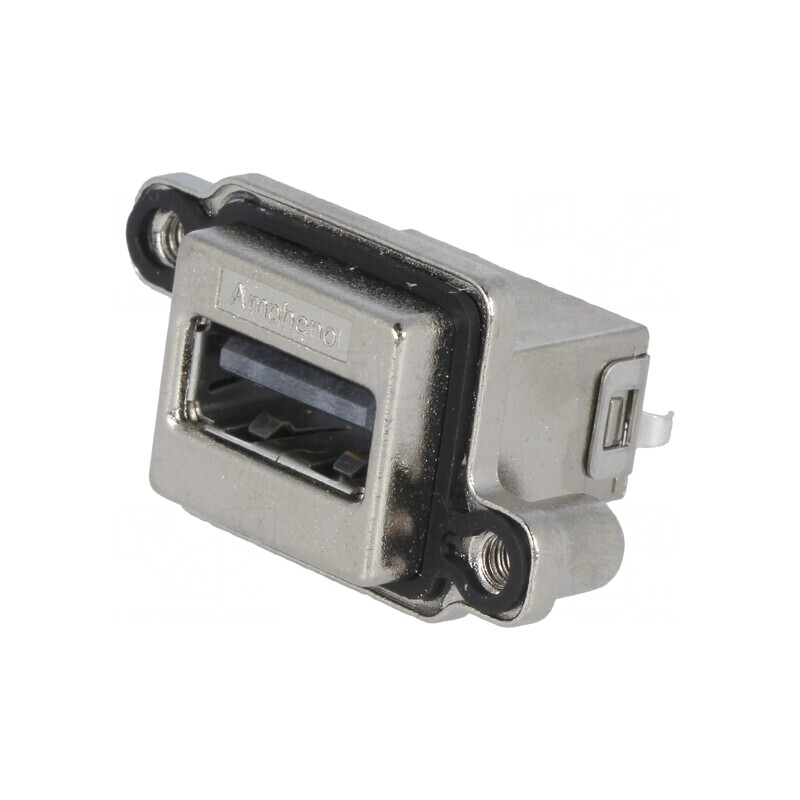 Soclu USB A pentru montare pe panou | Electronic-mag.ro | Componente Electronice