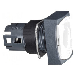 Buton Comutator 16mm Alb | Electronic-mag.ro | Componente Electronice