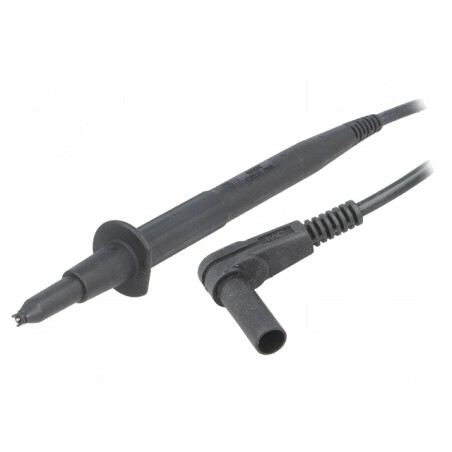 Cablu de măsurare 20A 1m negru nichelat | Electronic-mag.ro | Componente Electronice