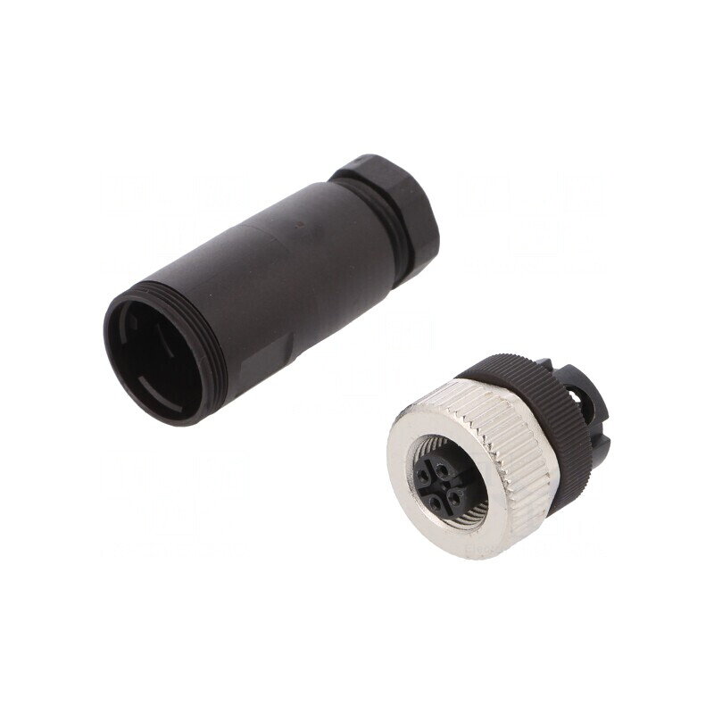 Mufă M12 4-PIN Mamă pe Cablu drept | Electronic-mag.ro | Componente Electronice Mufă M12 4-PIN Mamă pe Cablu drept | Electronic-mag.ro | Componente Electronice