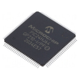 IC: microcontroler PIC; 64kB; SMD; TQFP100; PIC24; 8kBSRAM