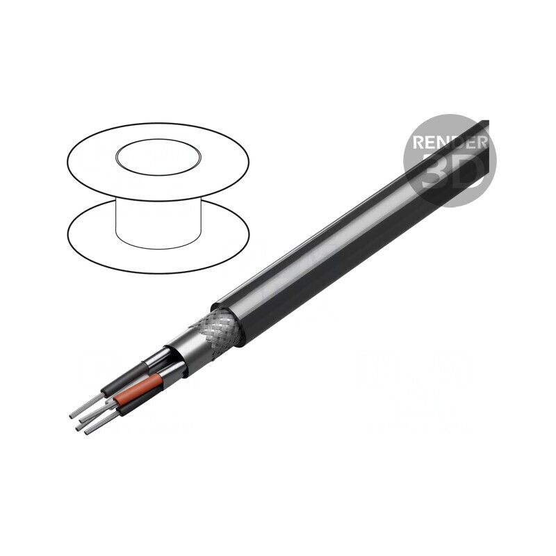 Cablu RS232/RS422 PVC Crom 152m 300V 100Ω | Electronic-mag.ro | Componente Electronice Cablu RS232/RS422 PVC Crom 152m 300V 100Ω | Electronic-mag.ro | Componente Electronice
