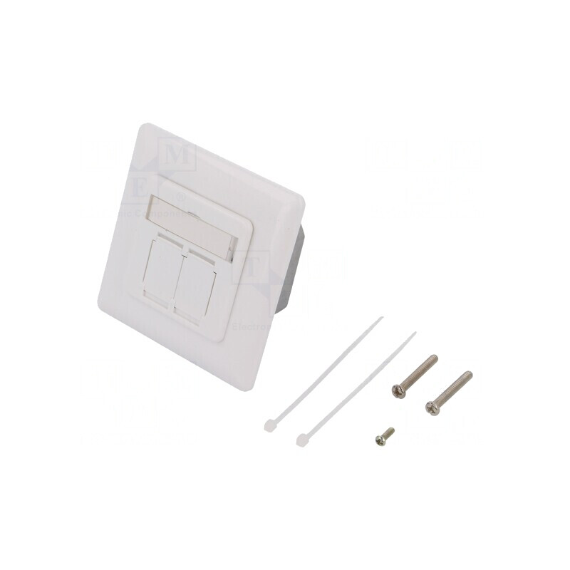 Soclu RJ45 Cat6 Ecranat 8P8C 22-24AWG | Electronic-mag.ro | Componente Electronice