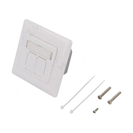Soclu RJ45 Cat6 Ecranat 8P8C 22-24AWG | Electronic-mag.ro | Componente Electronice